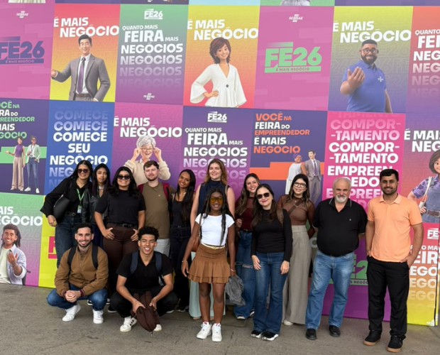 Acad�micos da Univ�s participam da Feira do Empreendedor 2026 do Sebrae em SP